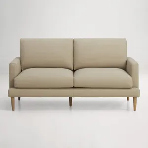 Tilly Leather 2 Seat Sofa, Porto Almond, by Lounge Lovers by Lounge Lovers, a Sofas for sale on Style Sourcebook