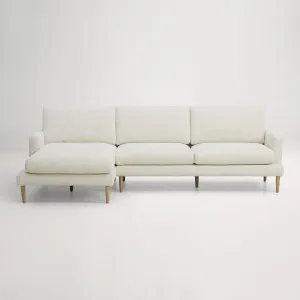 Tilly Left Chaise Sofa, Panama Ivory, by Lounge Lovers by Lounge Lovers, a Sofas for sale on Style Sourcebook