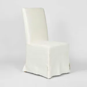 Slip Cover Only - Ville Dining Chair Linen White by Florabelle Living, a Dining Chairs for sale on Style Sourcebook