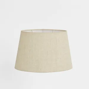 Linen Oval Lamp Shade Medium Light Natural by Emac & Lawton, a Lamp Shades for sale on Style Sourcebook