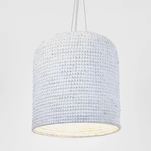 Lombok Ceiling Pendant Cream by Emac & Lawton, a Pendant Lighting for sale on Style Sourcebook