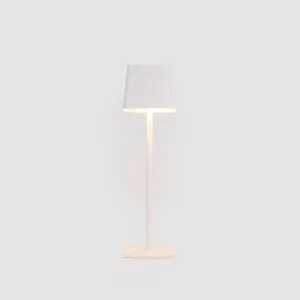 Waterfold Rechargeable Table Lamp White by Emac & Lawton, a Table & Bedside Lamps for sale on Style Sourcebook
