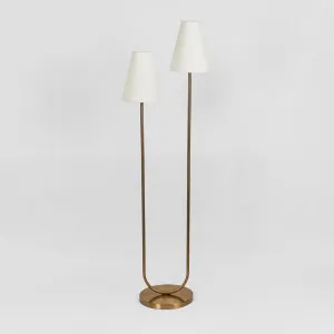 Aspen Floor Lamp Antique Brass by Emac & Lawton, a Floor Lamps for sale on Style Sourcebook