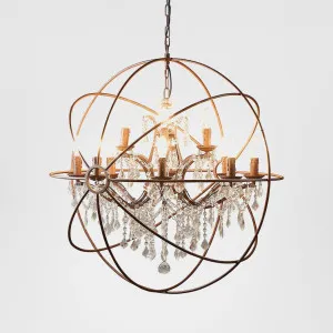 Sundance Chandelier Large Rust by Emac & Lawton, a Chandeliers for sale on Style Sourcebook