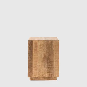 Iowa Side Table Natural 400x400x550mm by Gallery Home, a Bedside Tables for sale on Style Sourcebook