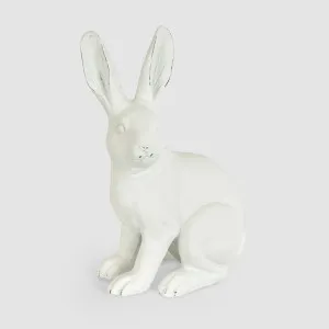 Henry Mini Hare White by Florabelle Living, a Statues & Ornaments for sale on Style Sourcebook