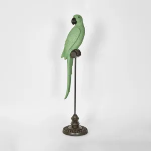 Amabela Parrot Medium Green by Florabelle Living, a Statues & Ornaments for sale on Style Sourcebook