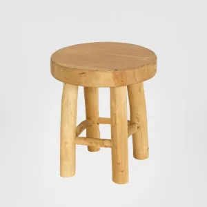 Stool Teak Natural by Florabelle Living, a Coffee Table for sale on Style Sourcebook