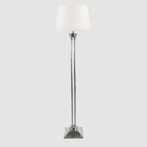 Hudson Floor Lamp Base Antique Silver- Base Only by Emac & Lawton, a Floor Lamps for sale on Style Sourcebook