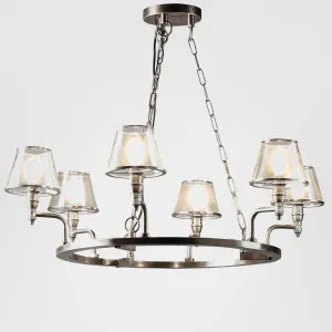 Sienna Chandelier Antique Silver by Emac & Lawton, a Chandeliers for sale on Style Sourcebook
