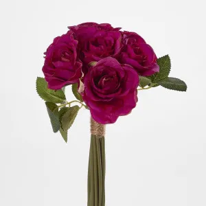 Rose Bouquet 9 Flowers Dark Pink by JMC FLORALS, a Plants for sale on Style Sourcebook