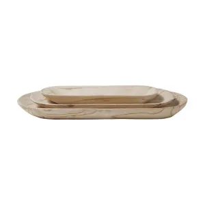 Wooden Oval Trays Set of 3 by PERFECT PIECES, a Trays for sale on Style Sourcebook