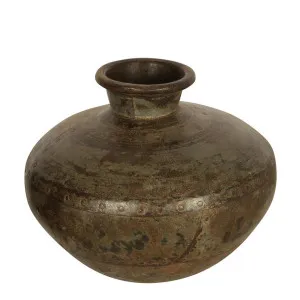 Jaipur Iron Pot by Florabelle Living, a Vases & Jars for sale on Style Sourcebook