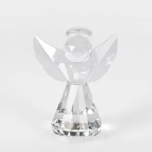 Lustre Glass Cut Angel Clear Small by Vixen & Velvet, a Christmas for sale on Style Sourcebook