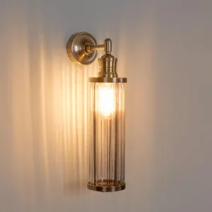 York Outdoor Wall Light Antique Brass by Emac & Lawton, a Outdoor Lighting for sale on Style Sourcebook