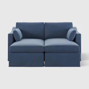 Clovelly Double Chaise Daybed Navy by OneWorld Collection, a Sofas for sale on Style Sourcebook