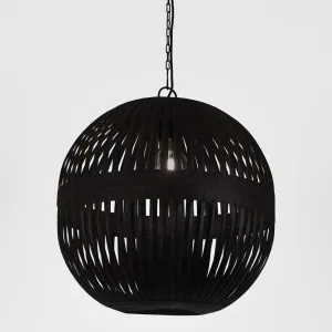 Esch Ball Ceiling Pendant Black by Zaffero, a Pendant Lighting for sale on Style Sourcebook