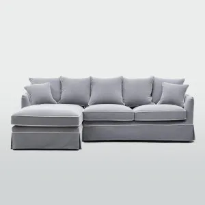 Noosa 3 Seater Left Chaise Sofa Grey by OneWorld Collection, a Sofas for sale on Style Sourcebook