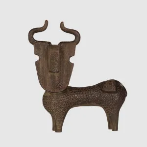 Bruno Buffalo Tall Brown Rustic by Florabelle Living, a Statues & Ornaments for sale on Style Sourcebook