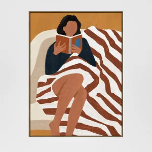 The Reader Canvas Wall Art 90x120cm by Florabelle Living, a Prints for sale on Style Sourcebook