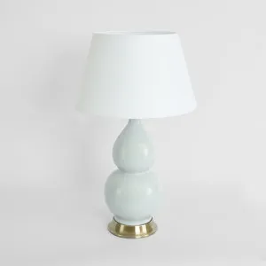 Terrigal Ceramic Pale Blue Table Lamp & Shade by Emac & Lawton, a Table & Bedside Lamps for sale on Style Sourcebook