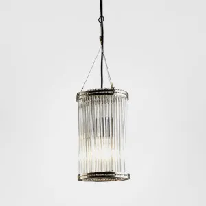 Verre Glass Ceiling Pendant Small Nickel by Emac & Lawton, a Pendant Lighting for sale on Style Sourcebook