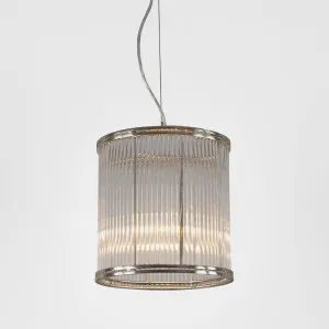 Denzel Ceiling Pendant Medium Nickel by Emac & Lawton, a Pendant Lighting for sale on Style Sourcebook