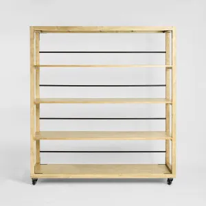 Wooden Shelf Natural by OneWorld Collection, a Sideboards, Buffets & Trolleys for sale on Style Sourcebook