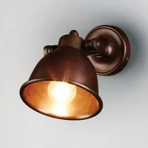 Phoenix Wall Light Dark Brass by Emac & Lawton, a Wall Lighting for sale on Style Sourcebook