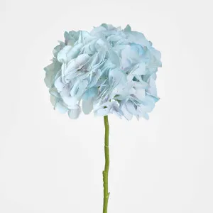 Soft Touch Hydrangea Flower Stem 75cm Blue by Florabelle Living, a Plants for sale on Style Sourcebook