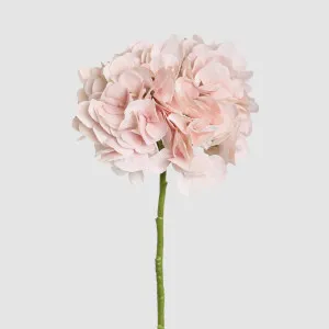 Soft Touch Hydrangea Flower Stem 75cm Pink by Florabelle Living, a Plants for sale on Style Sourcebook