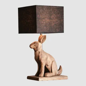 Garfunkel Table Lamp Base Dark Natural- Base Only by Zaffero, a Table & Bedside Lamps for sale on Style Sourcebook