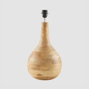 Sarod Table Lamp Base Dark Natural- Base Only by Zaffero, a Table & Bedside Lamps for sale on Style Sourcebook