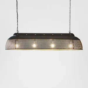 Riva Ceiling Pendant Extra Long Matt Black and Gold by Zaffero, a Pendant Lighting for sale on Style Sourcebook