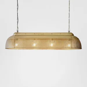 Riva Ceiling Pendant Extra Long Antique Brass by Zaffero, a Pendant Lighting for sale on Style Sourcebook