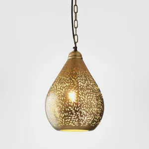 Aquarius Ceiling Pendant Small Brass by Zaffero, a Pendant Lighting for sale on Style Sourcebook