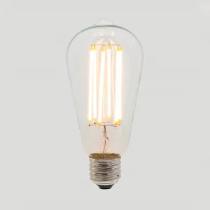 ST64 Long LED Filament - Clear Glass - 6W E27 2200k by Zaffero, a Spotlights for sale on Style Sourcebook