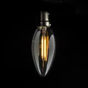 C35 Candle LED Filament - Clear Glass - 3W B15 2200k by Zaffero, a Spotlights for sale on Style Sourcebook