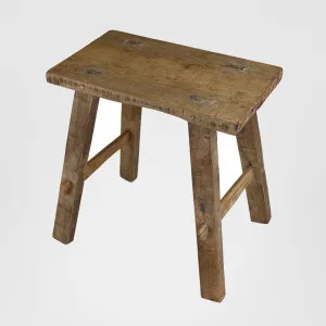 Small timber vintage side tableBench Natural by Florabelle Living, a Ottomans for sale on Style Sourcebook