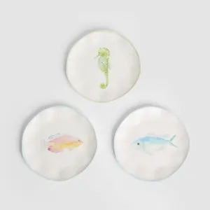 Under the Sea Tasting Plate - Box of 6 by Vixen & Velvet, a Christmas for sale on Style Sourcebook