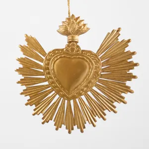 Sunburst Heart Hanging Decoration LGE by Vixen & Velvet, a Christmas for sale on Style Sourcebook