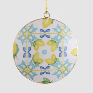La Dolce Vita Mixed Lemon Tree Decoration by Vixen & Velvet, a Christmas for sale on Style Sourcebook