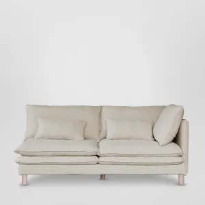 Aura 2str Right Arm Sofa Base With Cover Natural by MRD Home, a Sofas for sale on Style Sourcebook