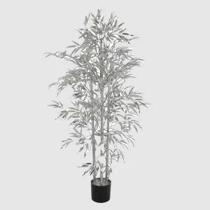 Bamboo Tree 880 Leaves Metallic Silver by Vixen & Velvet, a Christmas for sale on Style Sourcebook