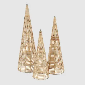 Cane Cone Tree Set of 3 by Vixen & Velvet, a Christmas for sale on Style Sourcebook