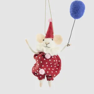 Big Top Squeak Balloon Mouse Hanging Decoration by Vixen & Velvet, a Christmas for sale on Style Sourcebook