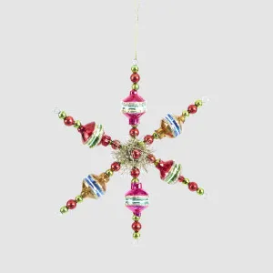 Vintage Multicolour Star Decoration by Vixen & Velvet, a Christmas for sale on Style Sourcebook