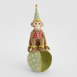Carnival Monkey on Ball by Vixen & Velvet, a Christmas for sale on Style Sourcebook