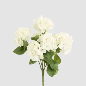 Hydrangea Bush With 7 Heads White by Florabelle Living, a Plants for sale on Style Sourcebook