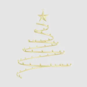 Golden Hanging Christmas Tree Decoration Display by Vixen & Velvet, a Christmas for sale on Style Sourcebook